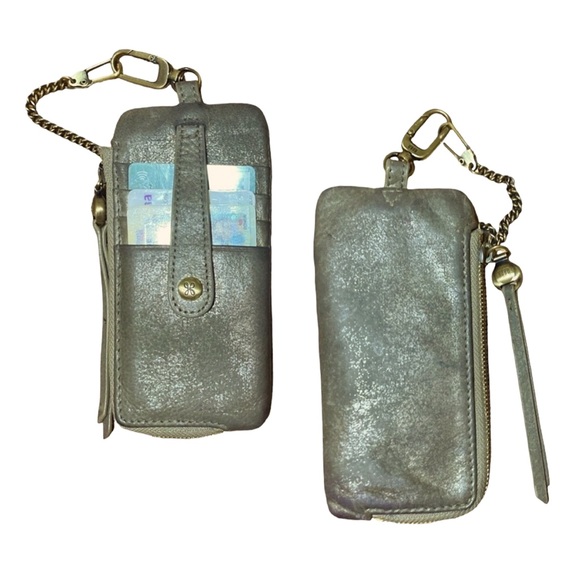 HOBO Handbags - Hobo Granite Shimmery Gold Delve Wallet/Card Holder
